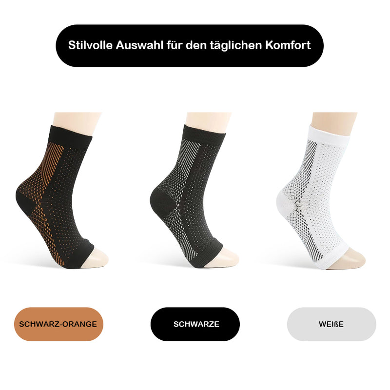 SockSpire - Kompressionsstrümpfe- die dem Fußgewölbe helfen.